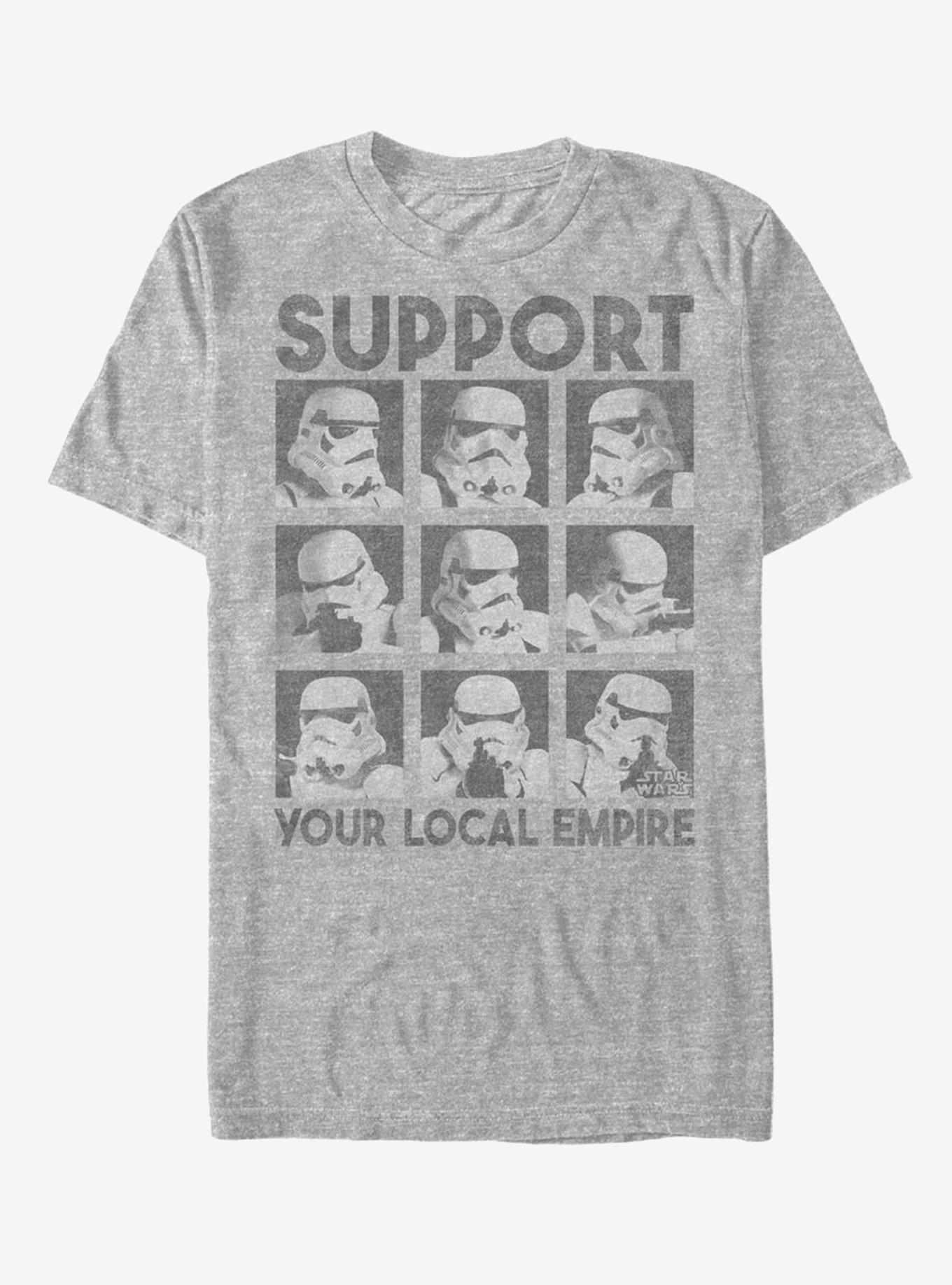 Star Wars Support Your Local Empire T-Shirt, ATH HTR, hi-res