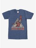 Marvel Triangle Iron Man T-Shirt, NAVY HTR, hi-res