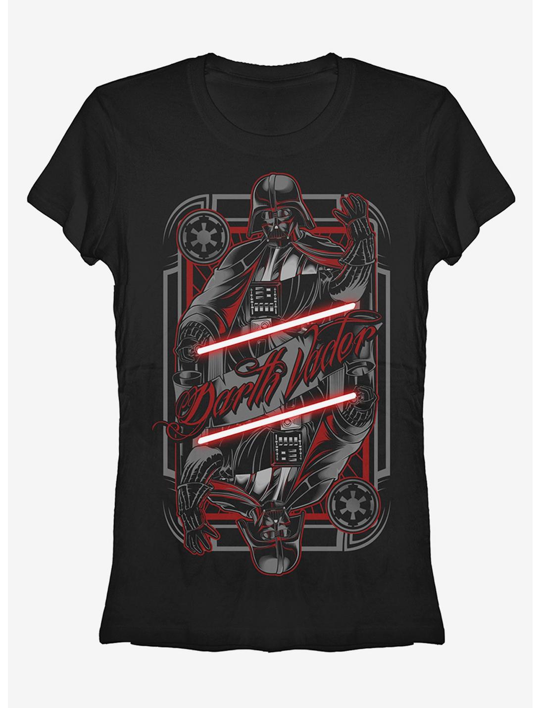 Star Wars Darth Vader Lightsaber Duo Girls T-Shirt, BLACK, hi-res