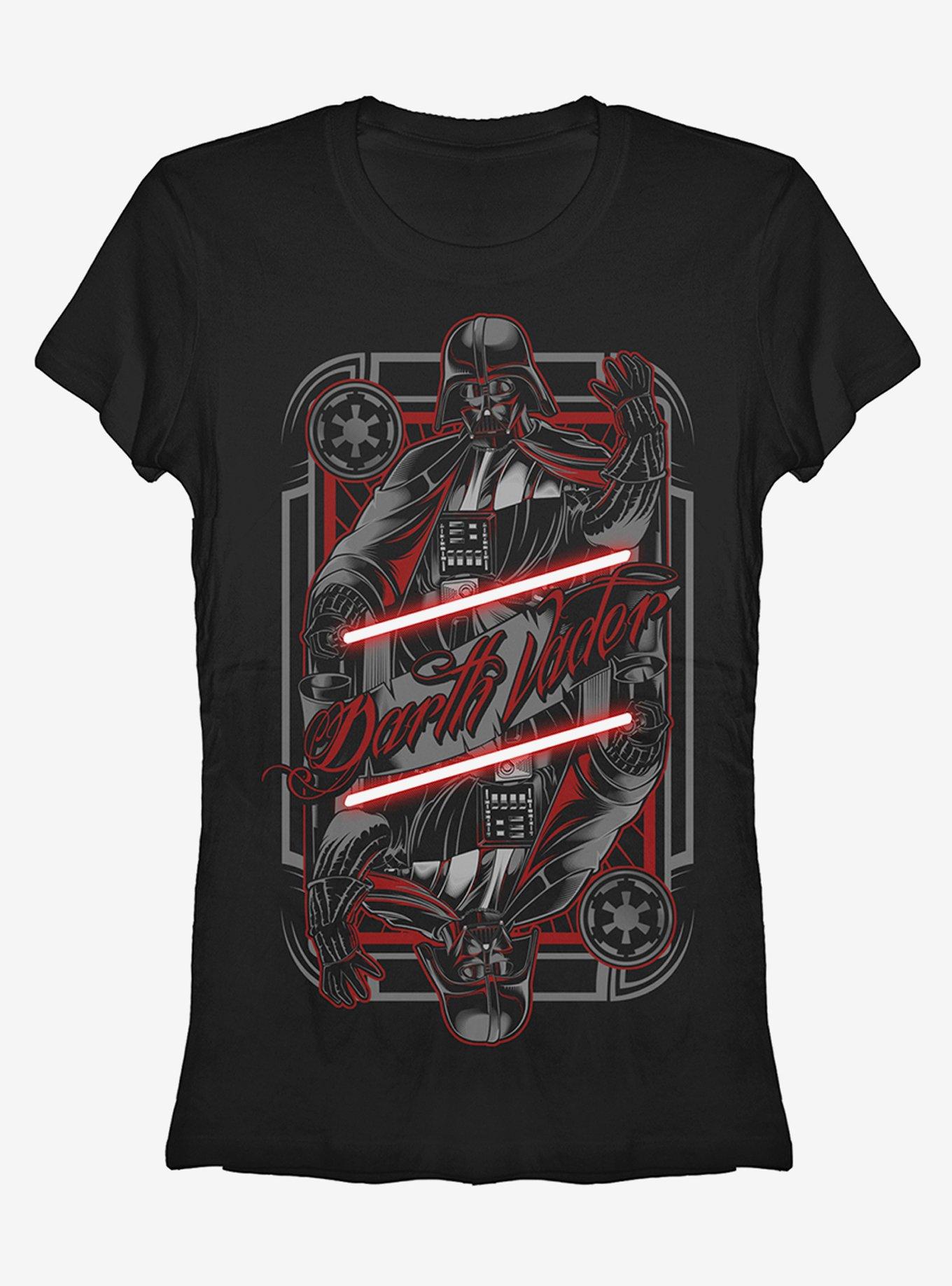 Star Wars Darth Vader Lightsaber Duo Girls T-Shirt, BLACK, hi-res