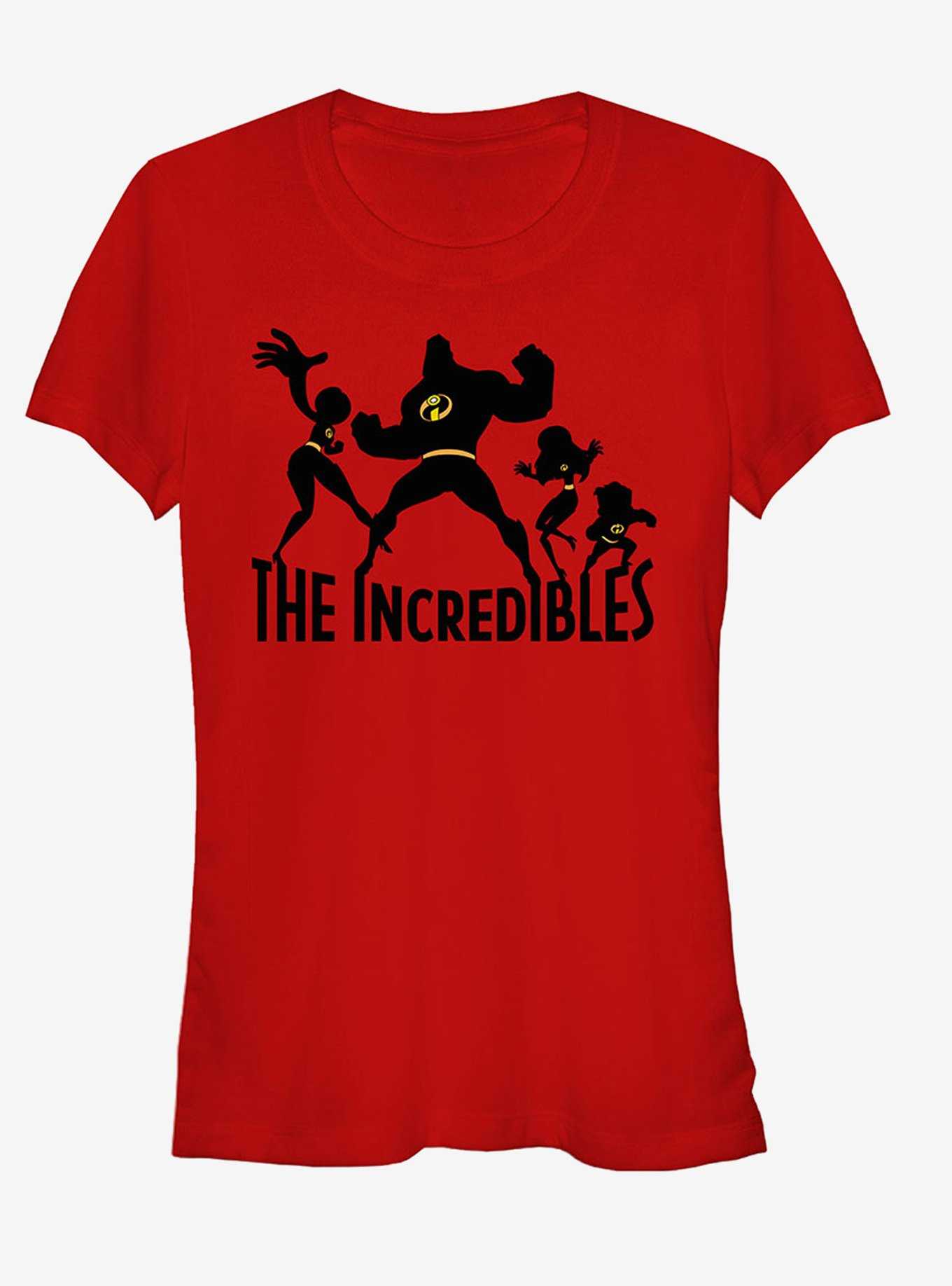 Disney Pixar The Incredibles Family Silhouette Girls T-Shirt, , hi-res