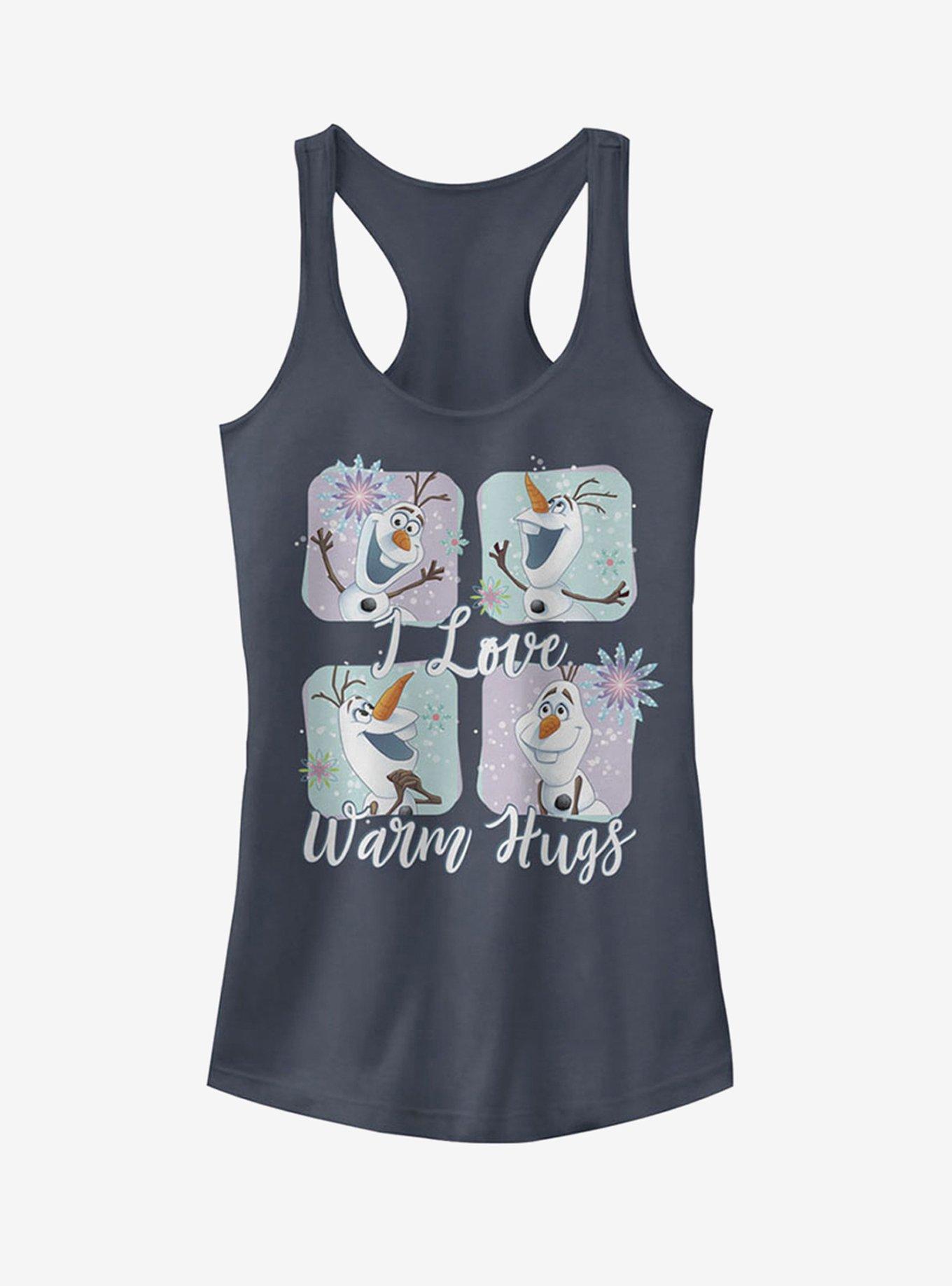 Frozen Olaf Snowflake I Love Warm Hugs Girls Tank, , hi-res