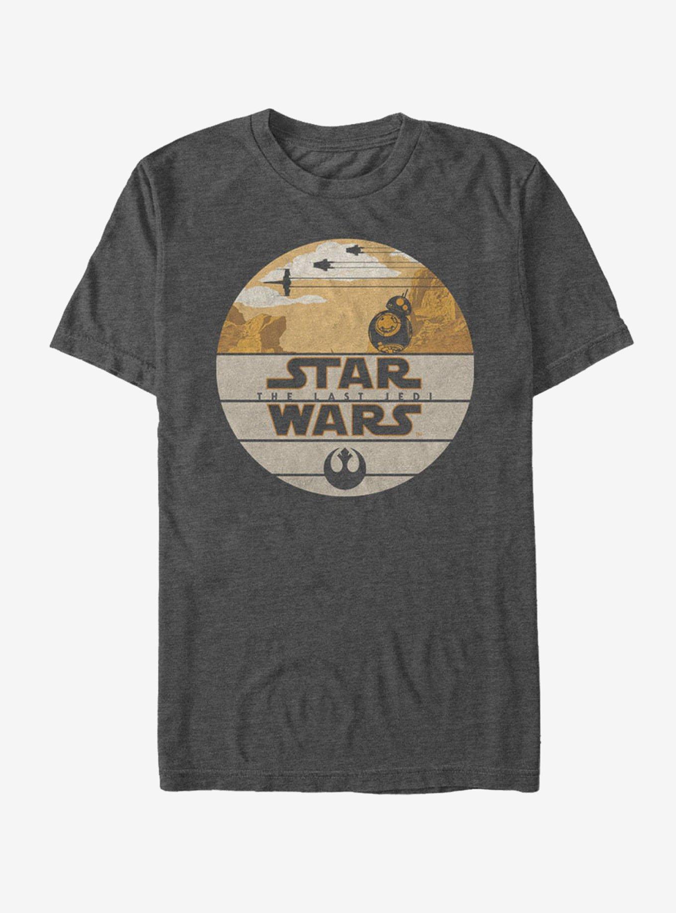 Star Wars BB-8 Profile T-Shirt, CHAR HTR, hi-res