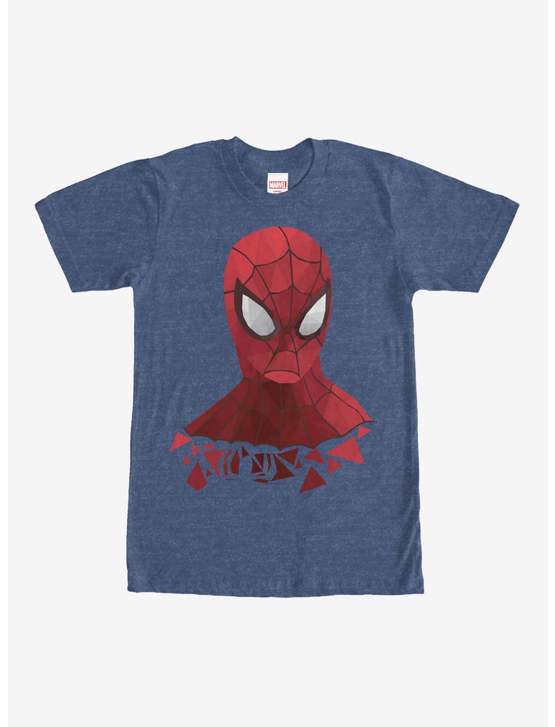 Marvel Geometric Spider-Man T-Shirt, NAVY HTR, hi-res