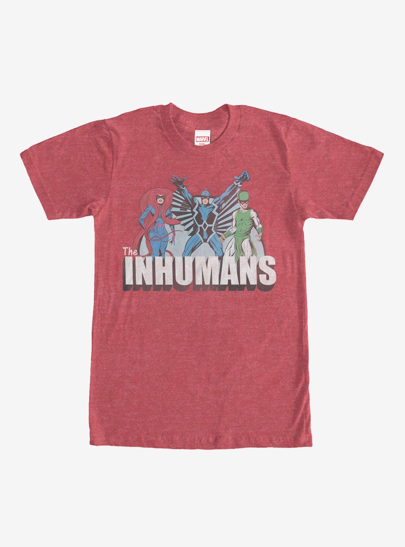 Marvel Inhumans Royal Characters T-Shirt, RED HTR, hi-res