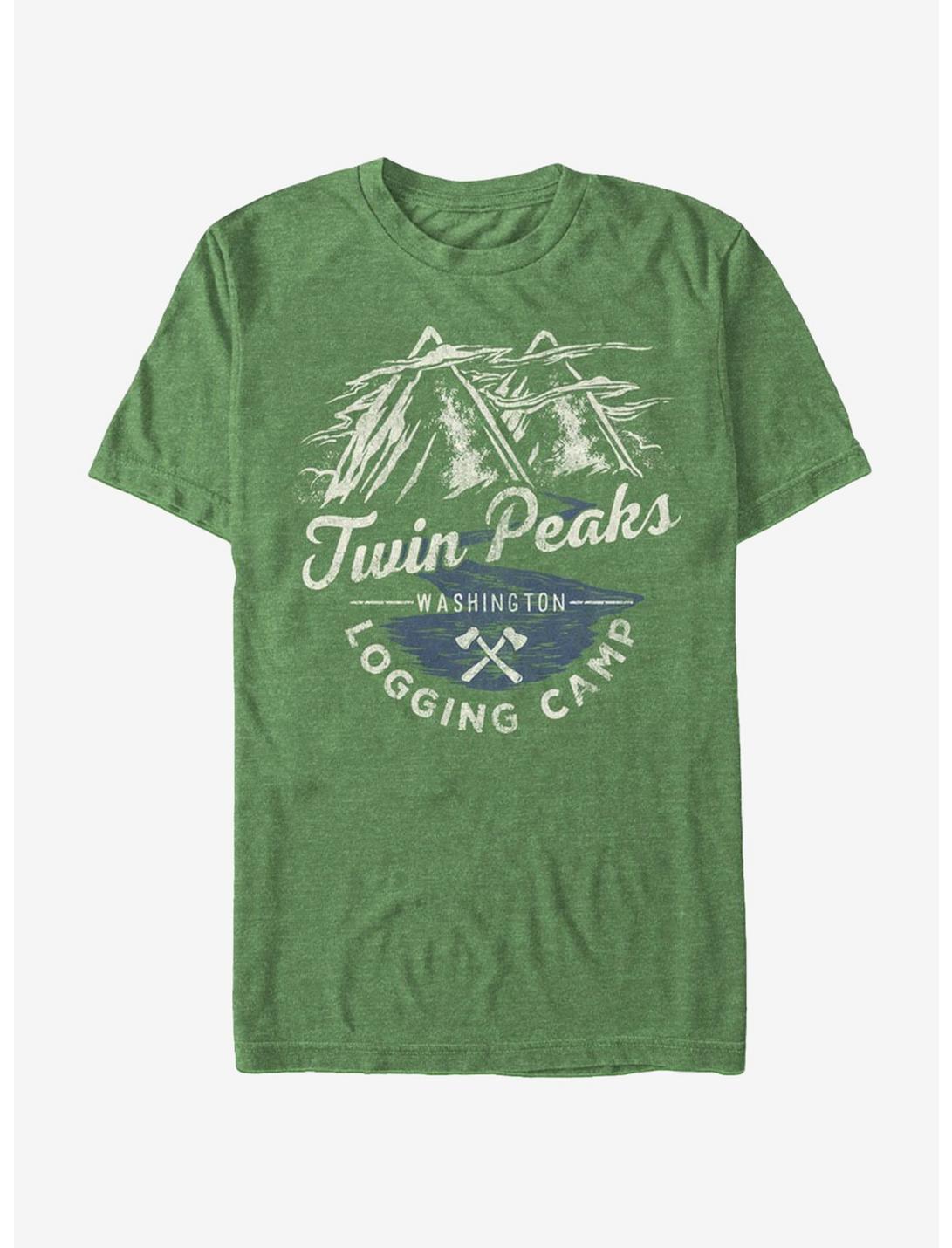 Twin Peaks Logging Camp T-Shirt, KEL HTR, hi-res