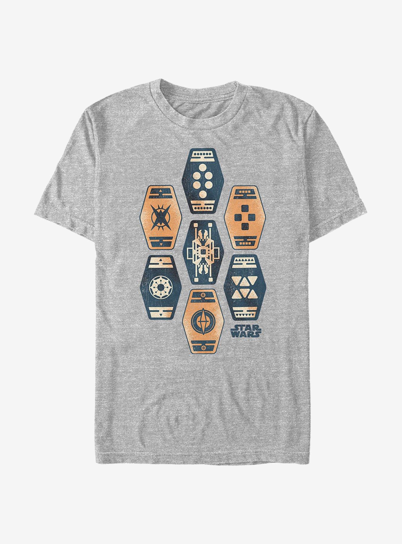 Star Wars Sabacc Deck T-Shirt, ATH HTR, hi-res