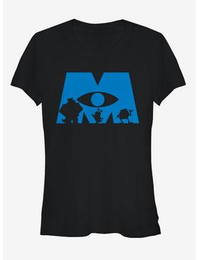 Monsters Inc. Logo Silhouette Girls T-Shirt, , hi-res