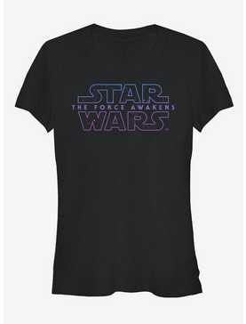 Star Wars The Force Awakens Episode VII Starry Logo Girls T-Shirt, , hi-res