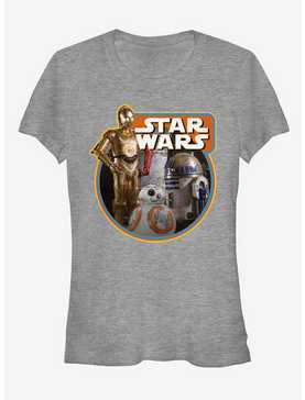 Star Wars Retro The Force Awakens Droids Girls T-Shirt, , hi-res