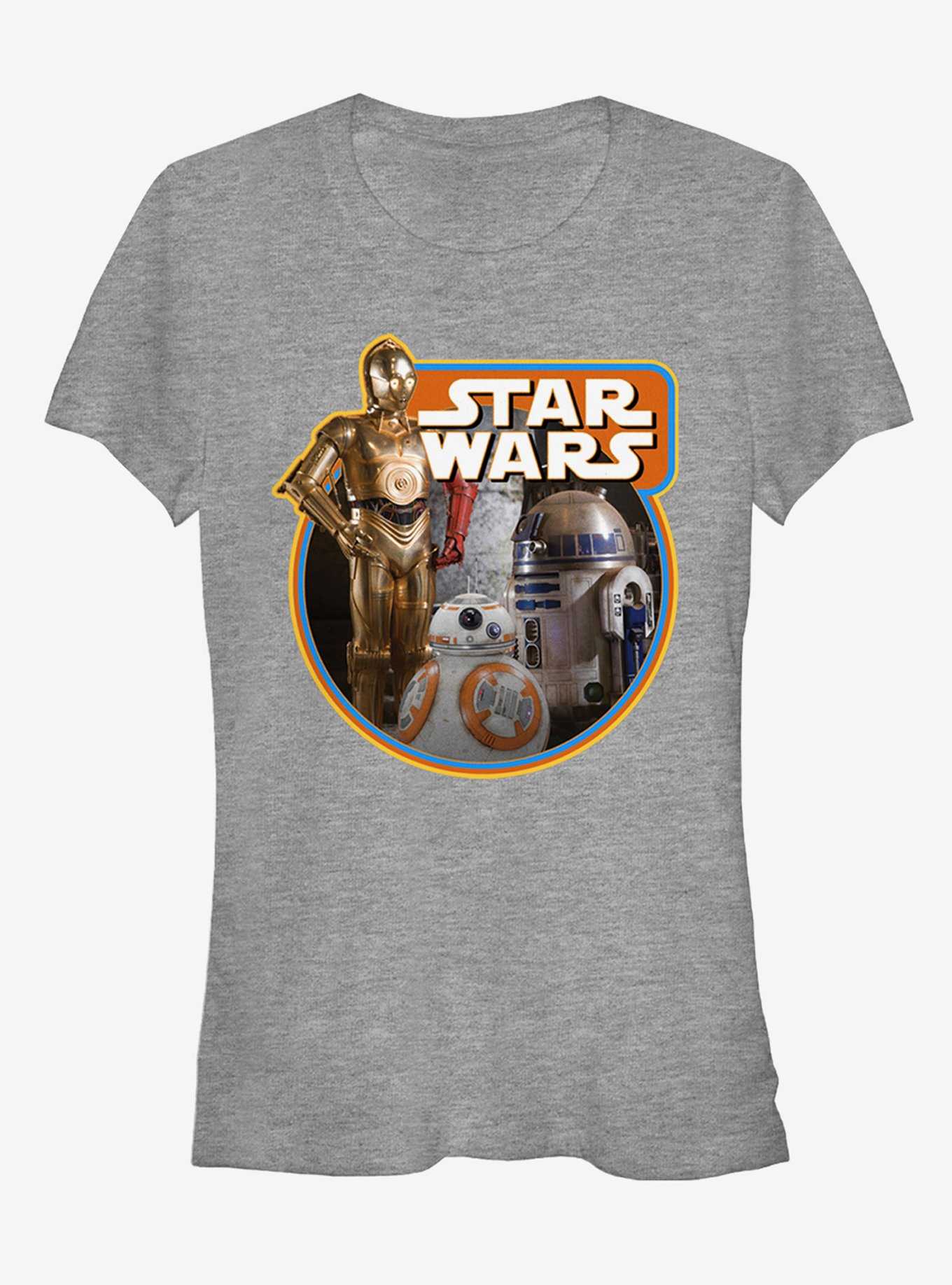 Star Wars Retro The Force Awakens Droids Girls T-Shirt, , hi-res