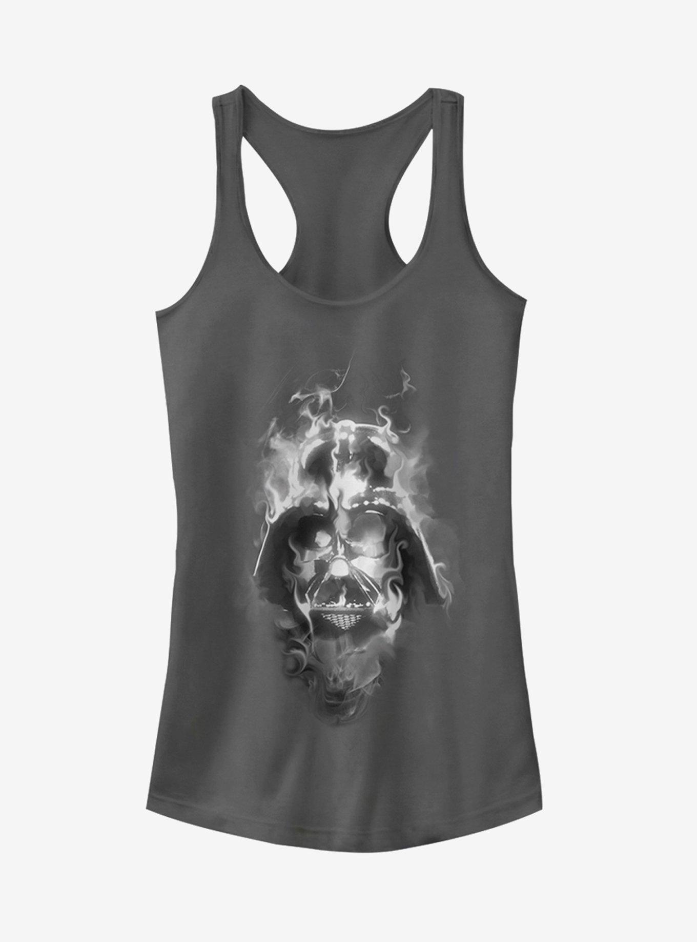 Star Wars Darth Vader Smoke Girls Tank Top, CHARCOAL, hi-res