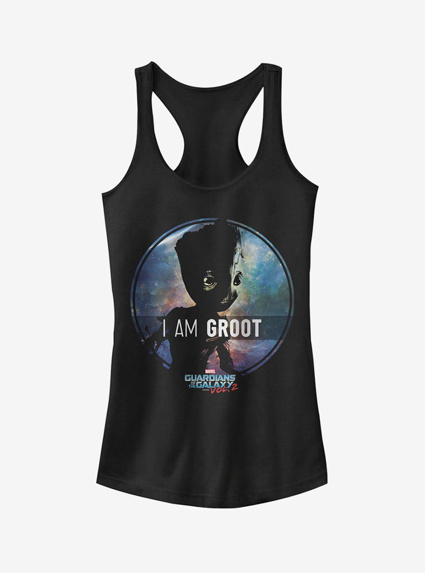 Marvel Guardians of the Galaxy Vol 2 Groot Starry Girls T-Shirt, BLACK, hi-res