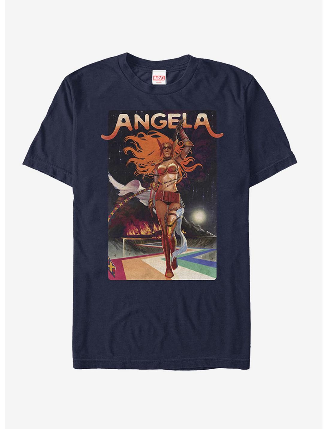 Marvel Angela Path T-Shirt, NAVY, hi-res