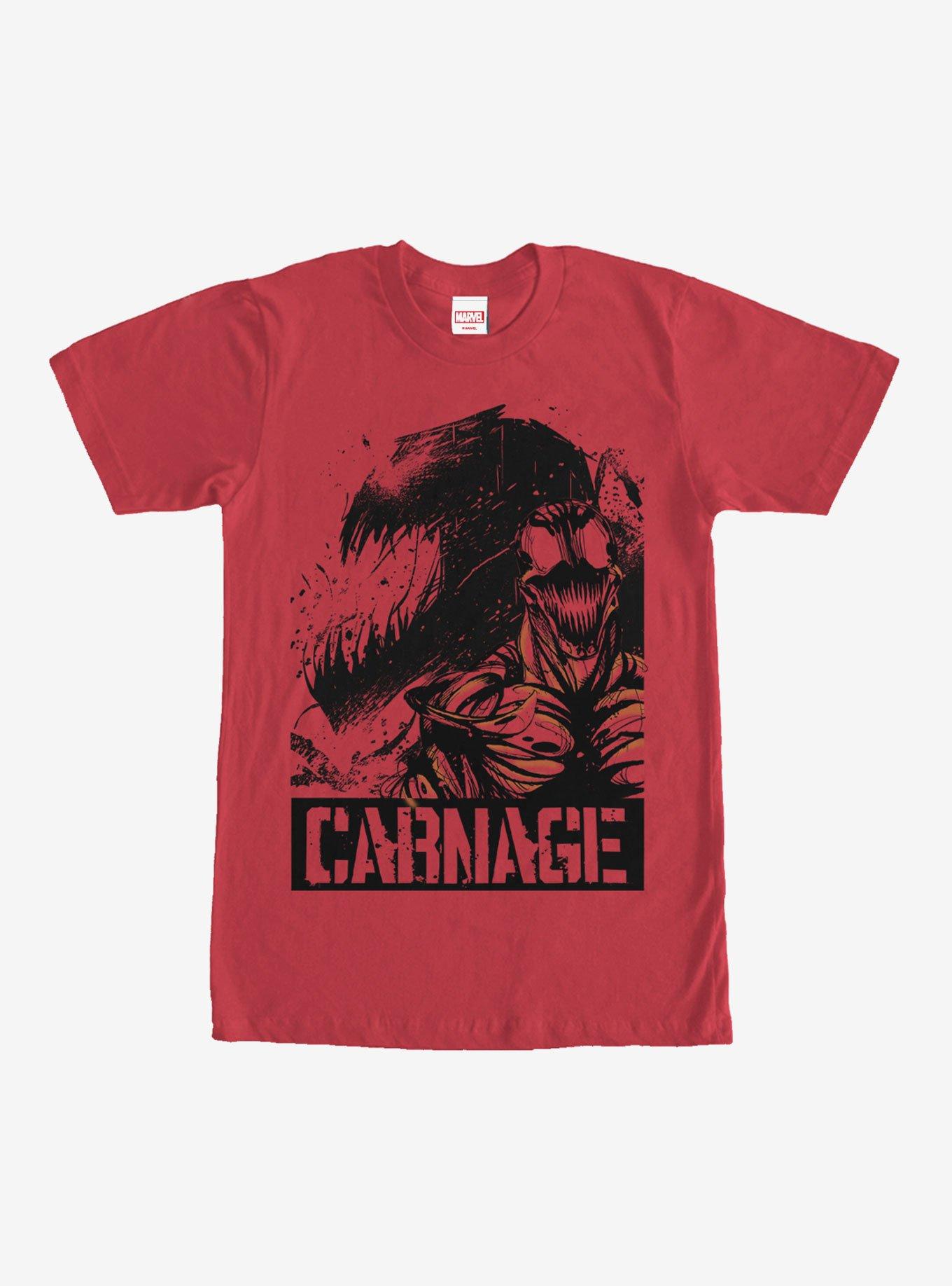 Marvel Carnage Shadow T-Shirt, RED, hi-res