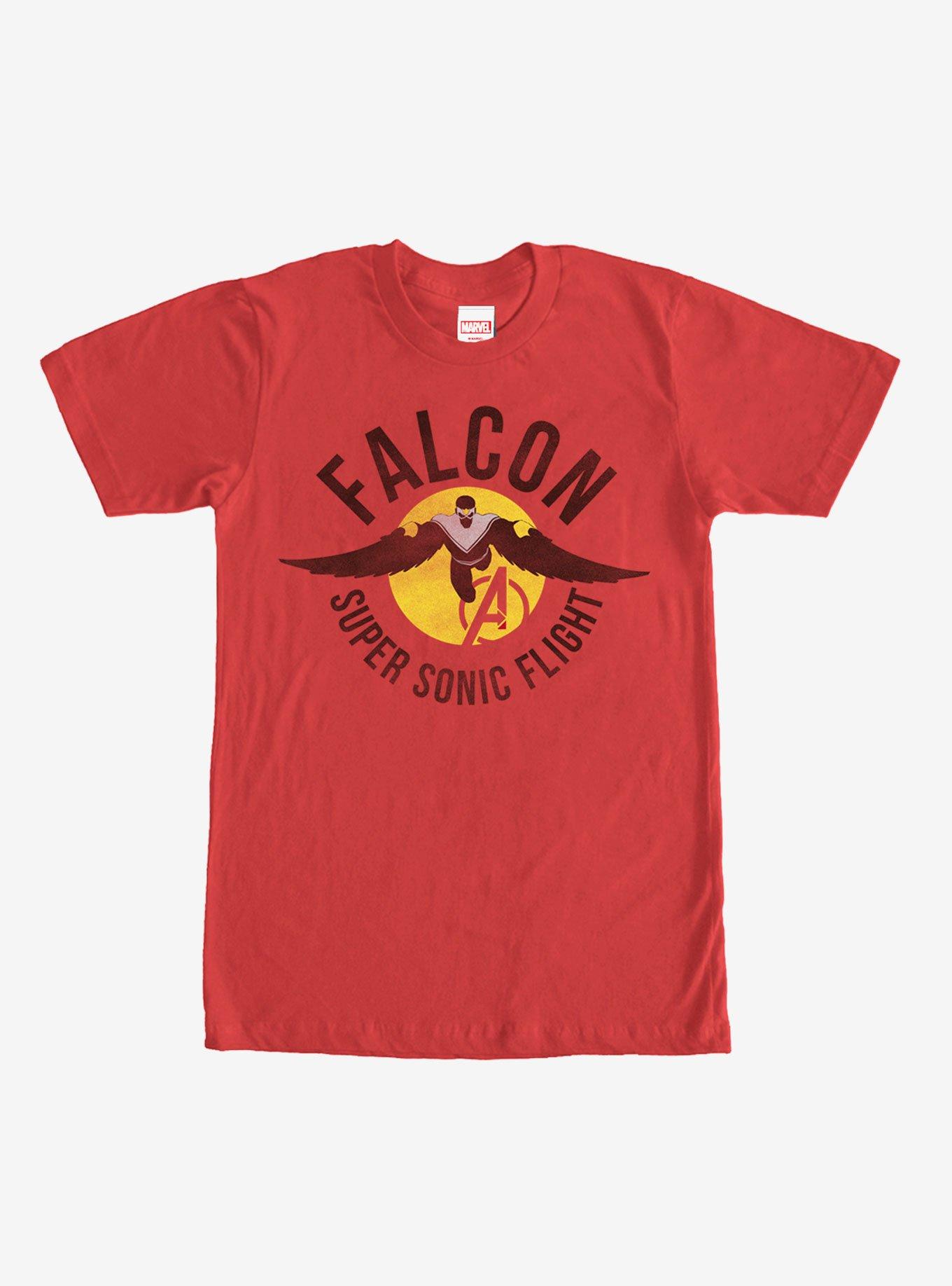 Marvel Falcon Super Sonic Flight T-Shirt, RED, hi-res