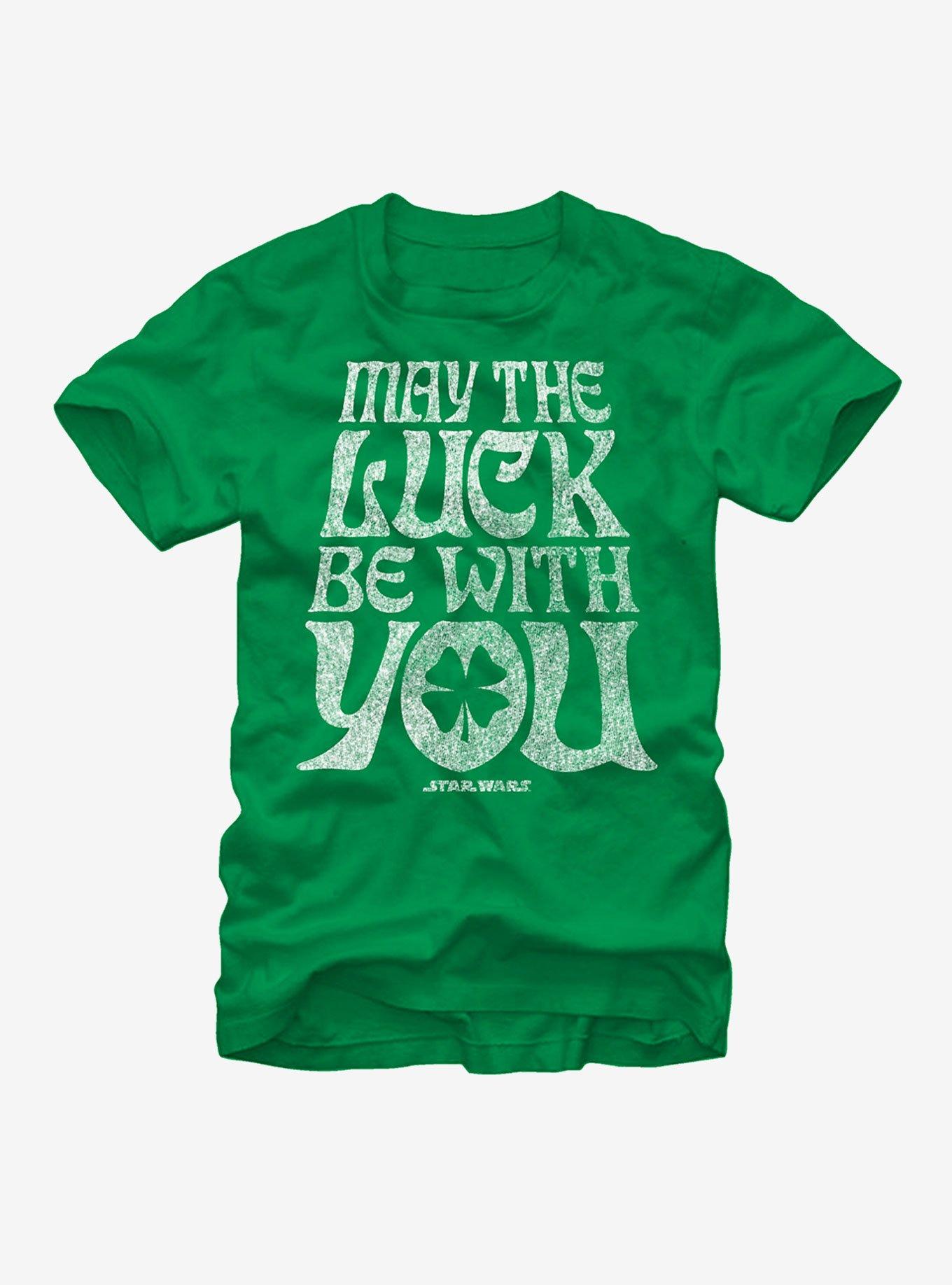 Star Wars May the Luck Be With You T-Shirt, KELLY, hi-res