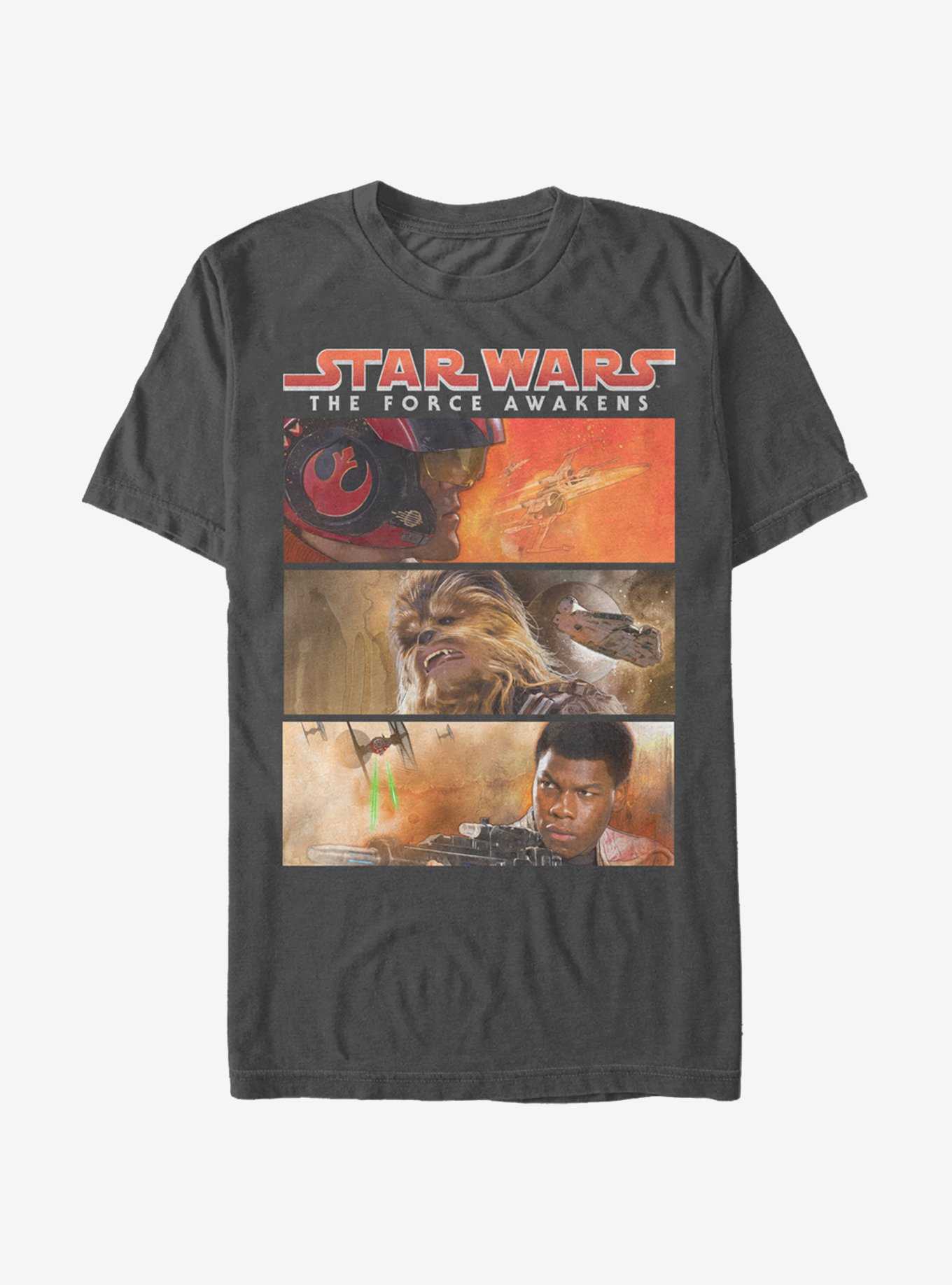 Star Wars Poe Dameron, Chewbacca, and Finn T-Shirt, , hi-res