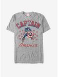 Marvel Classic Captain America Stars T-Shirt, ATH HTR, hi-res