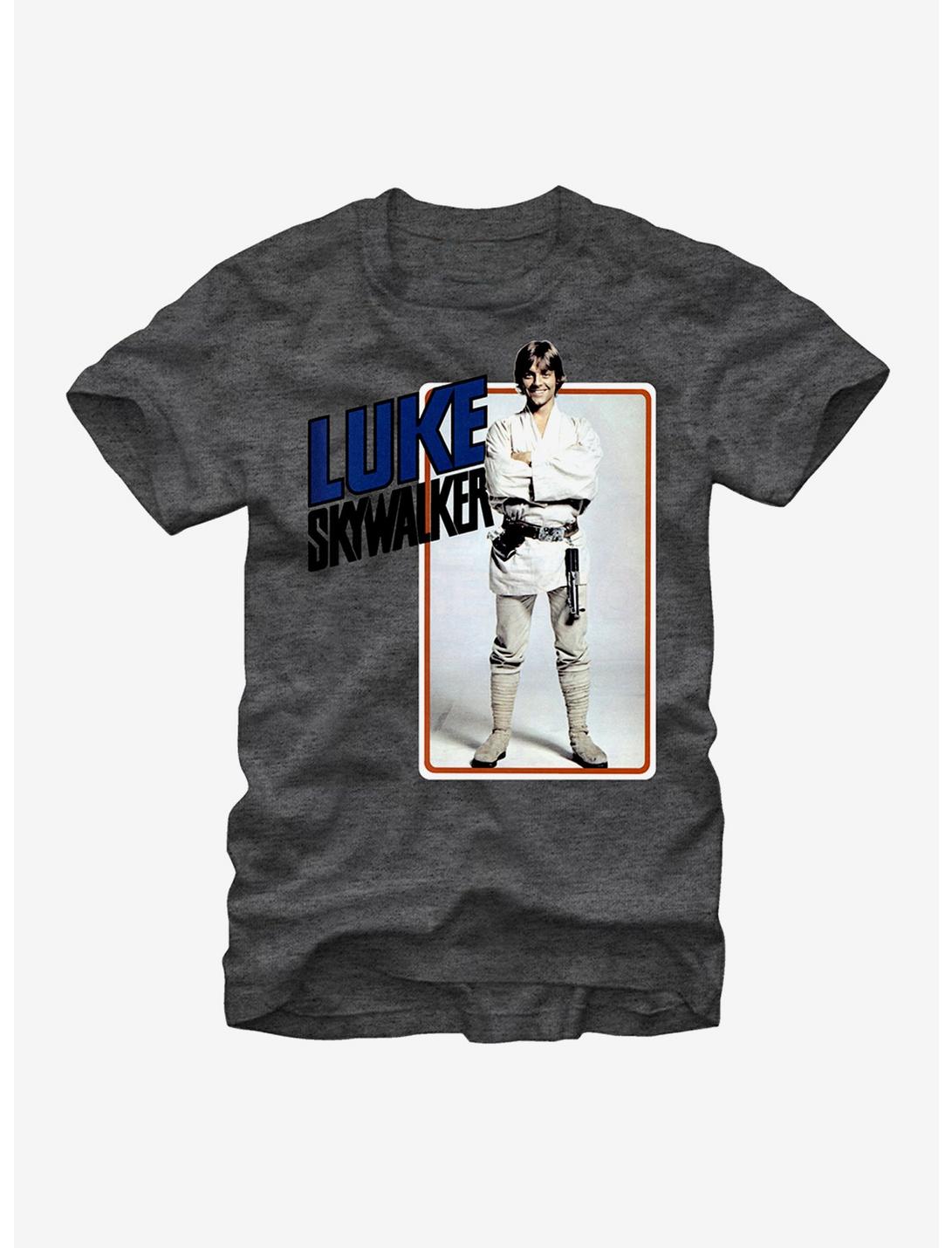 Star Wars Luke Skywalker T-Shirt, CHAR HTR, hi-res