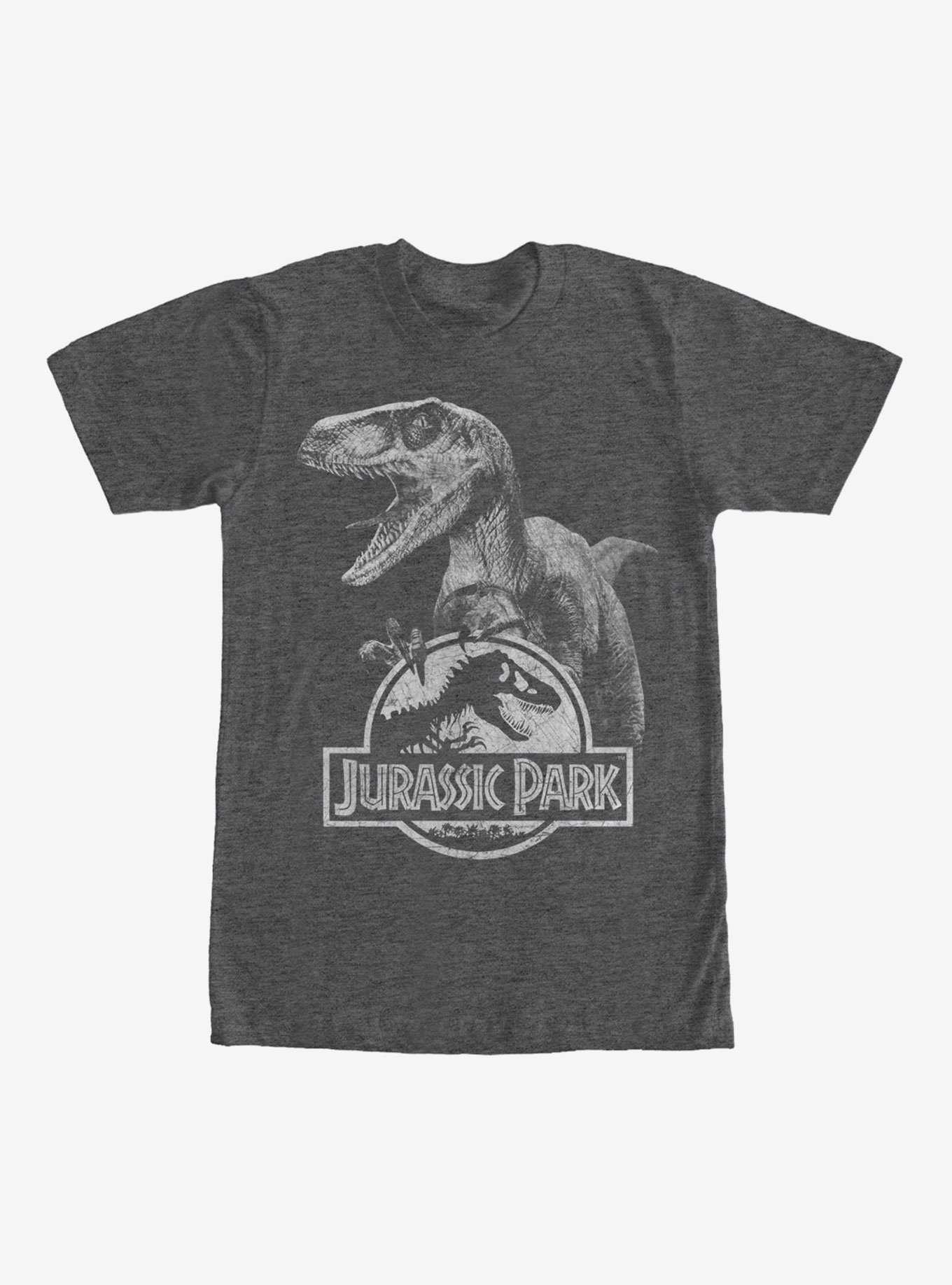 Jurassic Park Velociraptor Logo T-Shirt, , hi-res