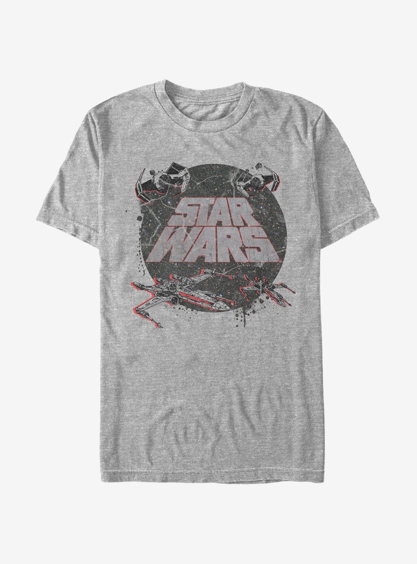 Star Wars Starfighter Logo T-Shirt, ATH HTR, hi-res