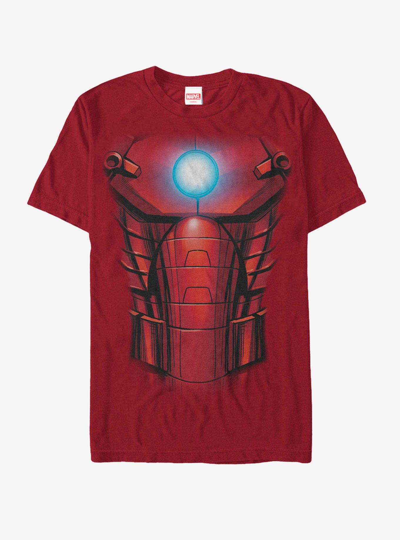 Marvel Halloween Iron Man Arc Reactor Costume T-Shirt, CARDINAL, hi-res