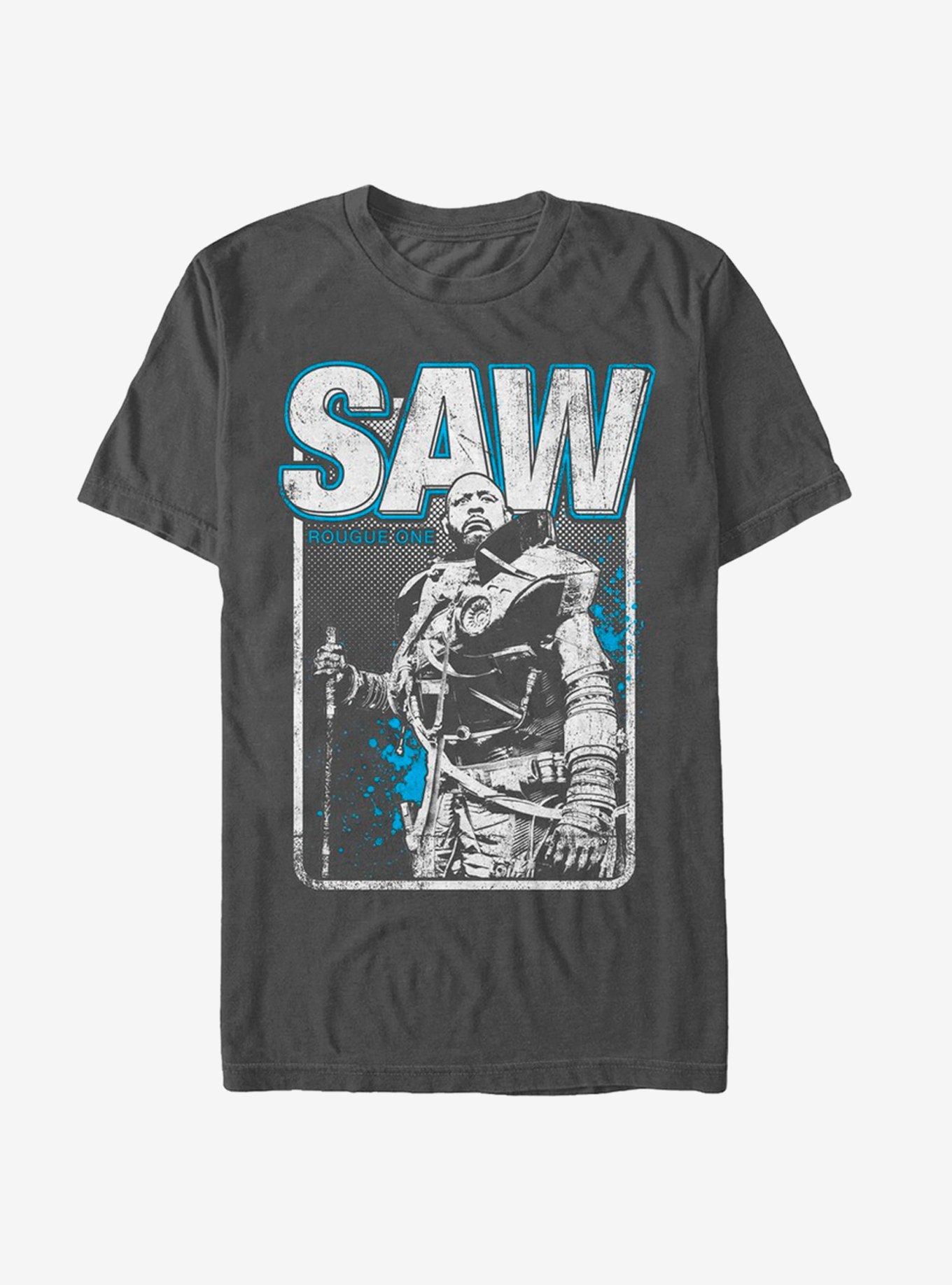 Star Wars Saw Warrior T-Shirt, CHARCOAL, hi-res