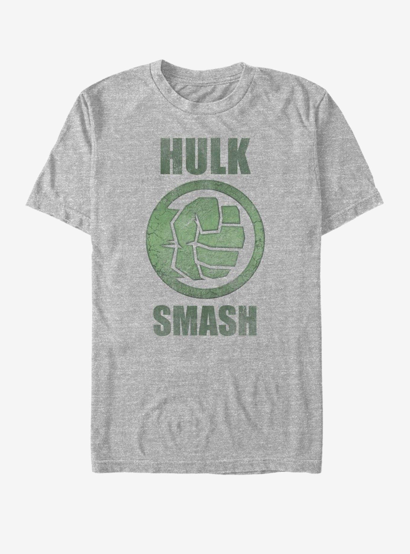 Marvel Hulk Smash T-Shirt, ATH HTR, hi-res