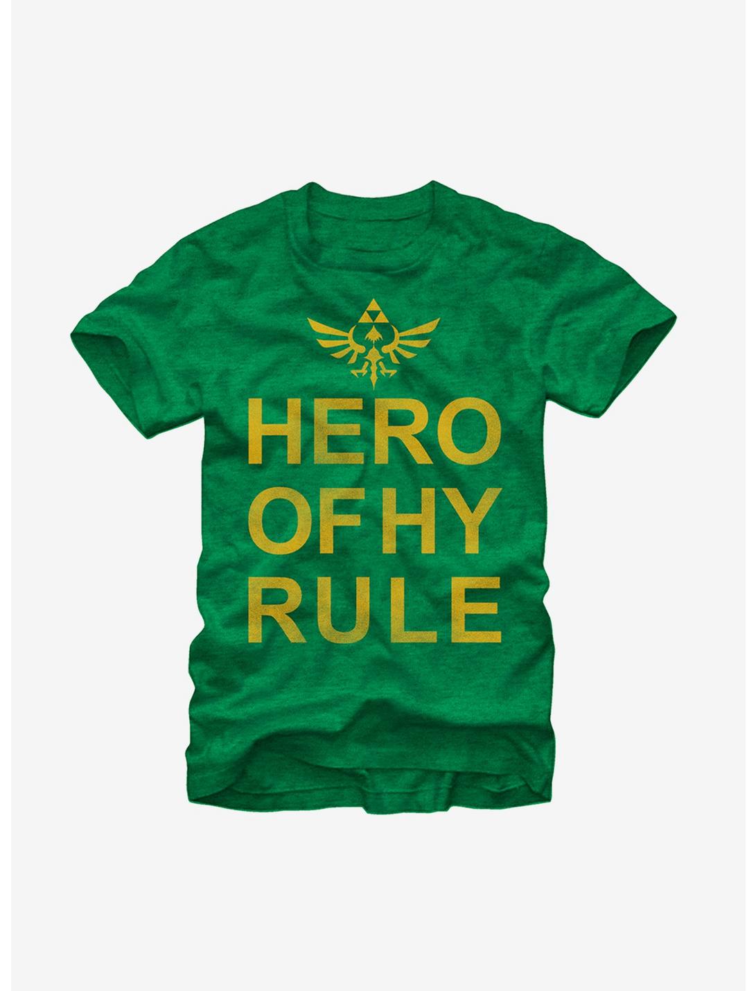 Nintendo Legend of Zelda Hyrule Hero T-Shirt, KEL HTR, hi-res