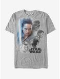 Star Wars Rey Rebel Collage T-Shirt, ATH HTR, hi-res
