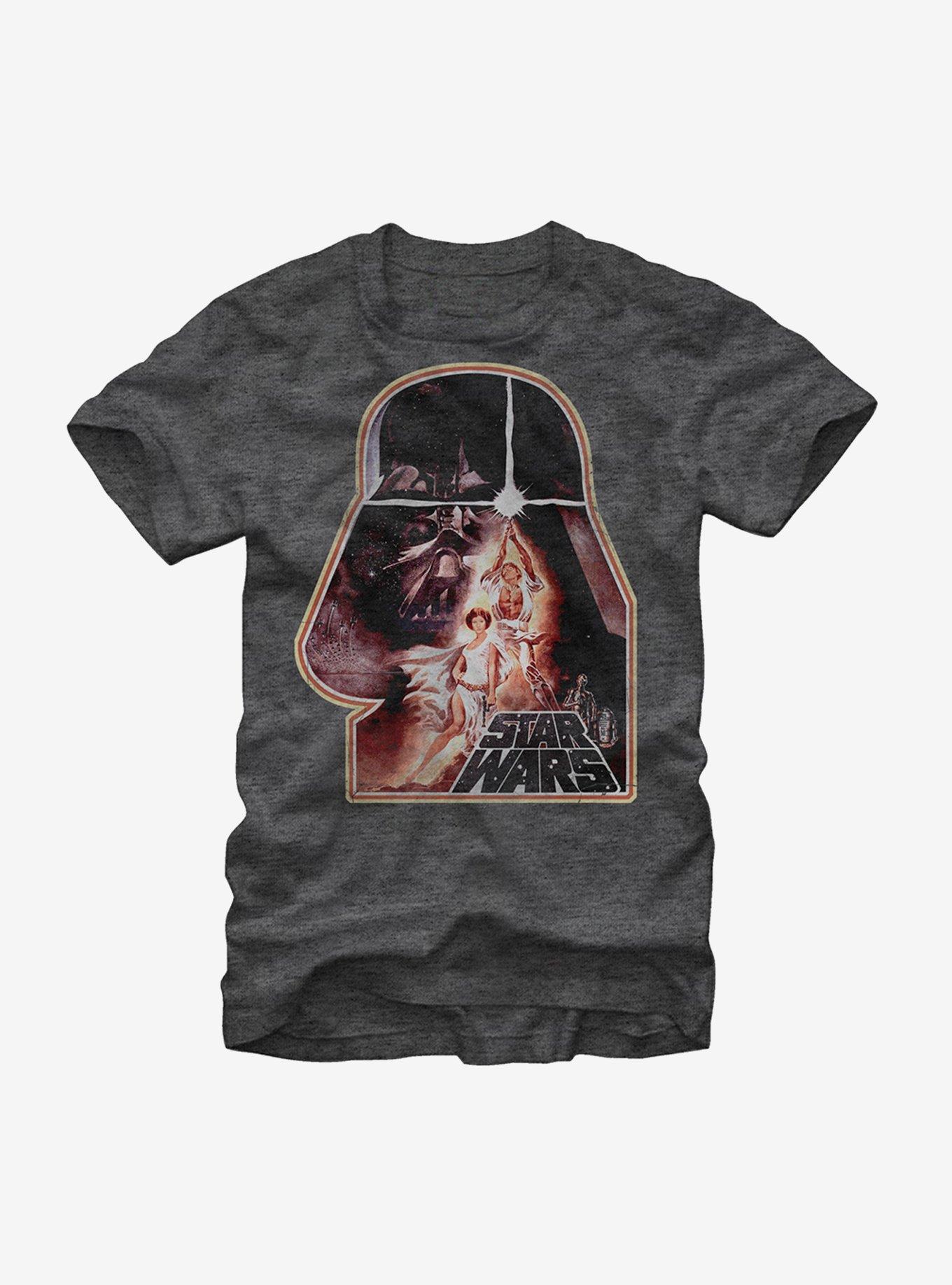 Star Wars Skywalker T-Shirt, CHAR HTR, hi-res