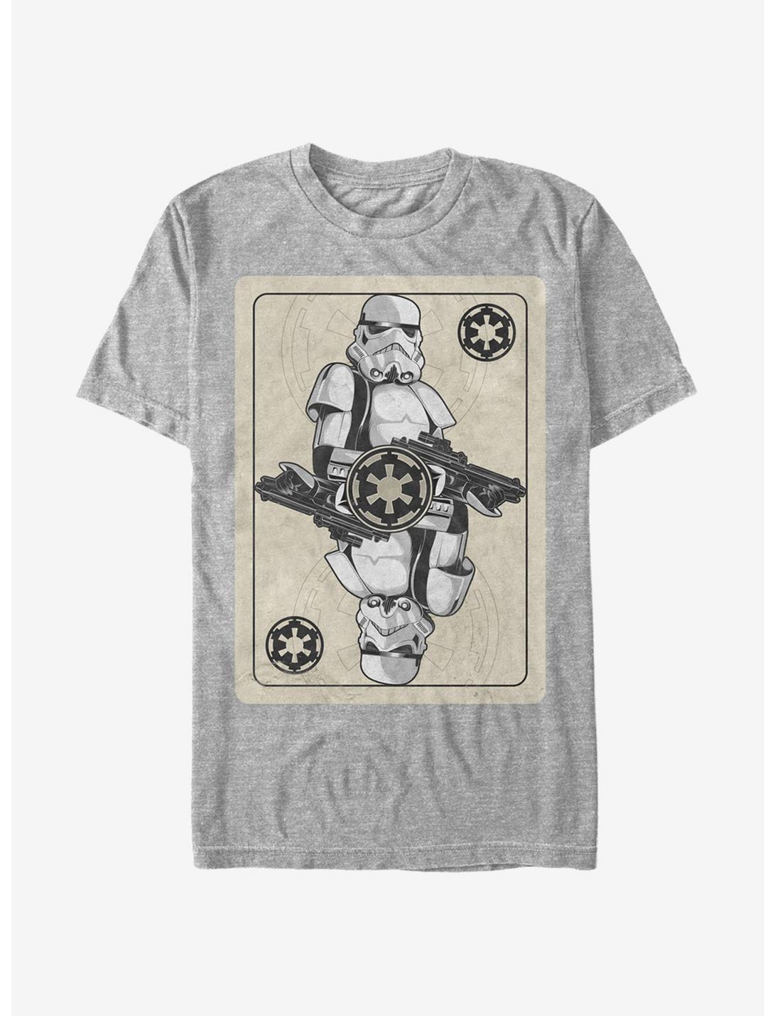 Star Wars Stormtrooper Playing Card T-Shirt, ATH HTR, hi-res