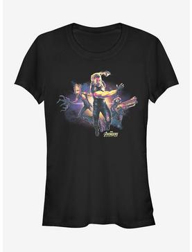 Marvel Avengers: Infinity War Thor Trio Girls T-Shirt, BLACK, hi-res