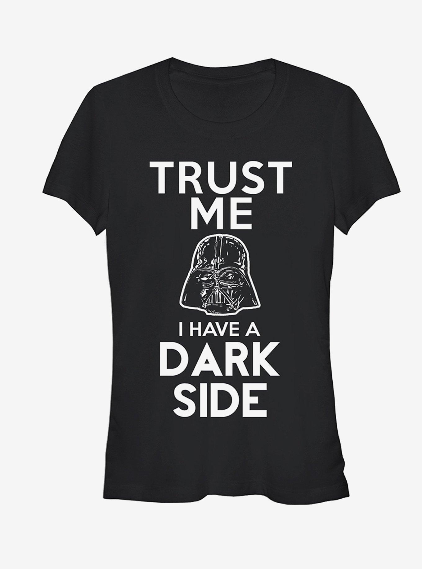 Star Wars I Have A Dark Side Girls T Shirt Black Hot Topic 1299