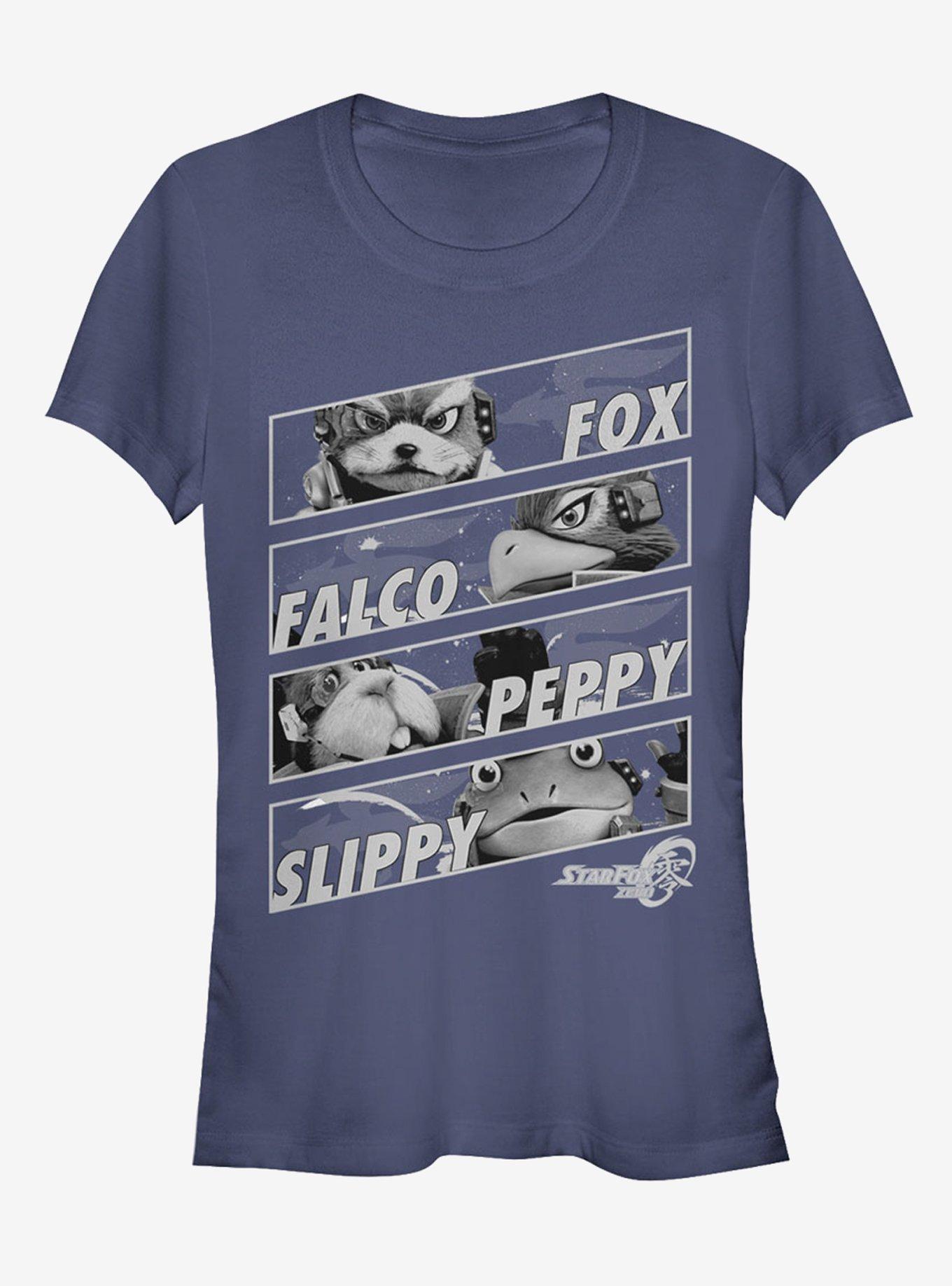 Nintendo Star Fox Zero Character Panels Girls T-Shirt, , hi-res