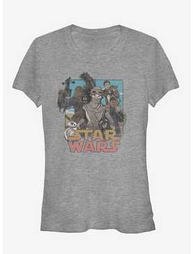 Star Wars Episode VII The Force Awakens Rey and Crew Girls T-Shirt, , hi-res
