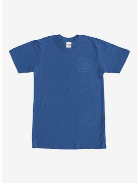 Marvel Captain America Shield Badge T-Shirt, ROYAL, hi-res