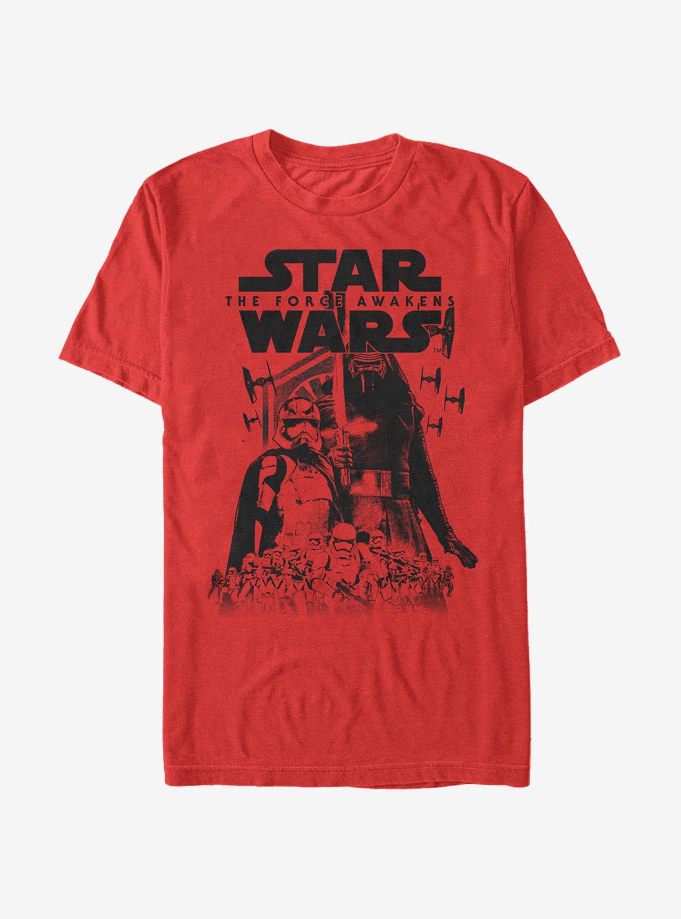 Star Wars The First Order Awakening T-Shirt, RED, hi-res