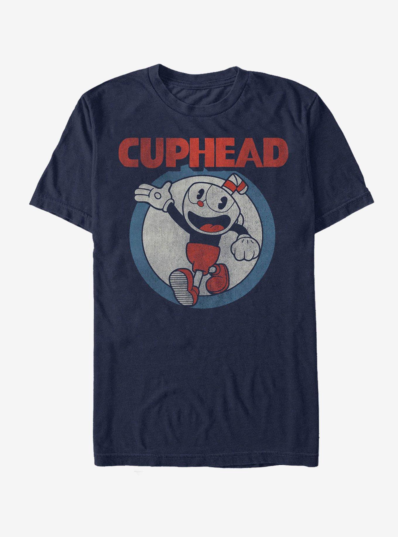 Cuphead Vintage Circle T-Shirt, , hi-res