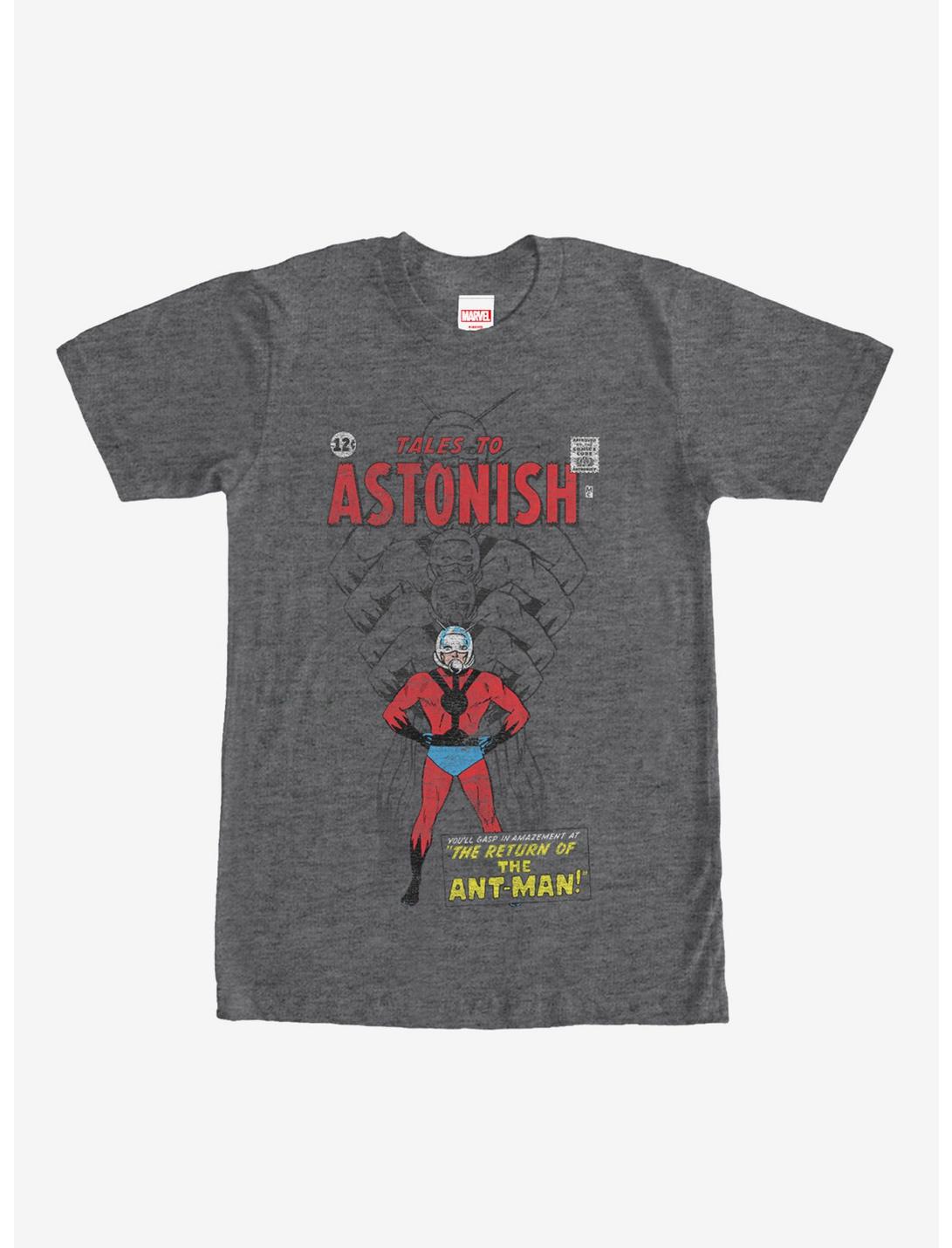 Marvel Ant-Man Shrinking Tales To Astonish T-Shirt, CHAR HTR, hi-res