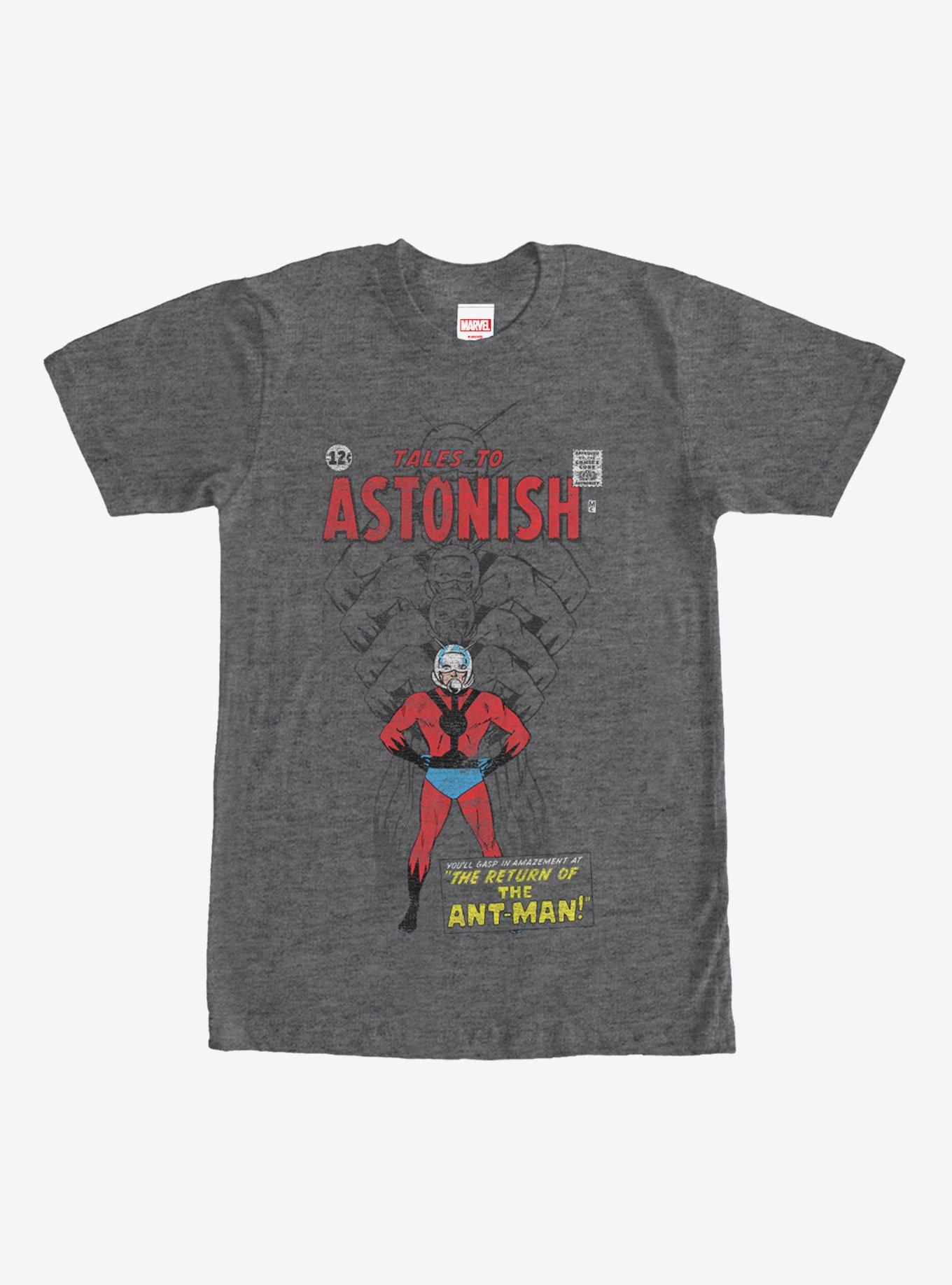 Marvel Ant-Man Shrinking Tales To Astonish T-Shirt, CHAR HTR, hi-res