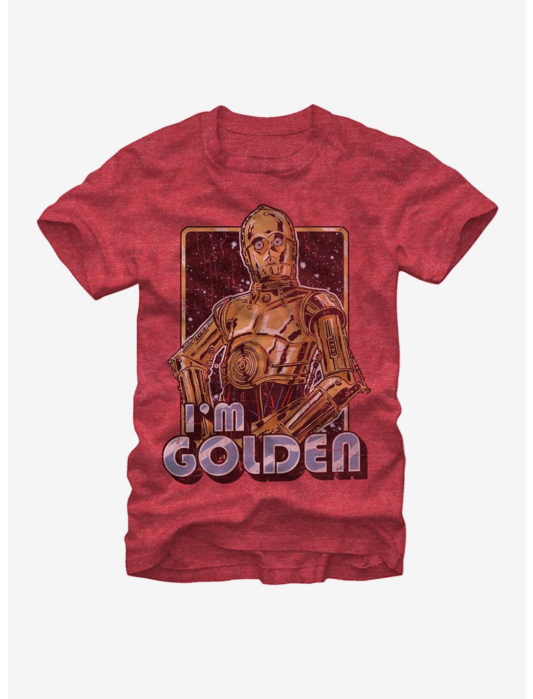 Star Wars C-3PO I'm Golden T-Shirt, RED HTR, hi-res