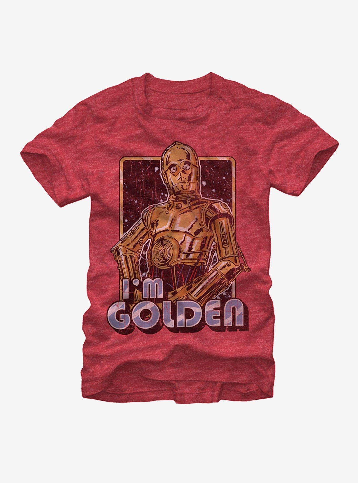 Star Wars C-3PO I'm Golden T-Shirt, RED HTR, hi-res
