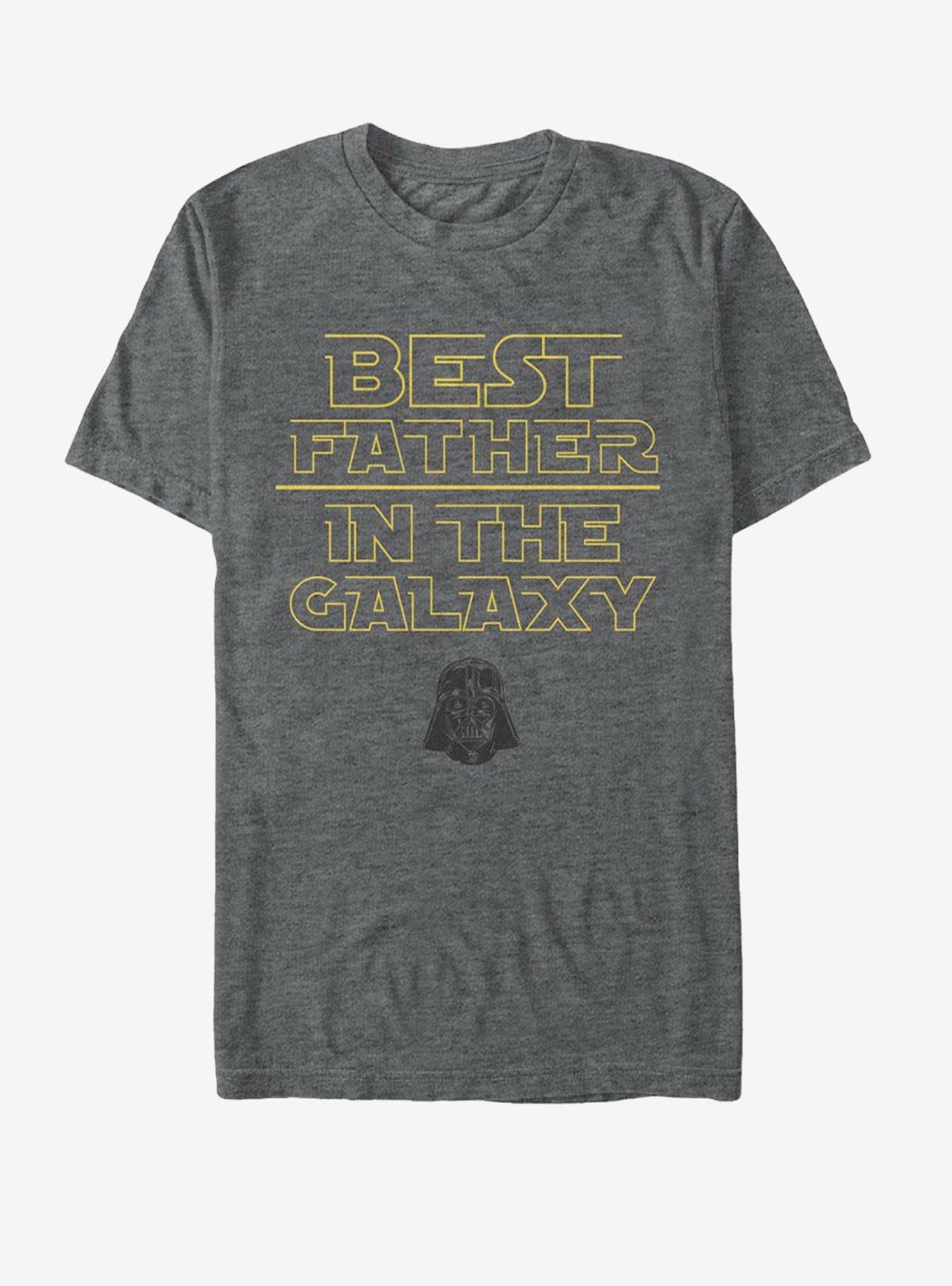 Star Wars Darth Vader Best Father  T-Shirt, CHAR HTR, hi-res