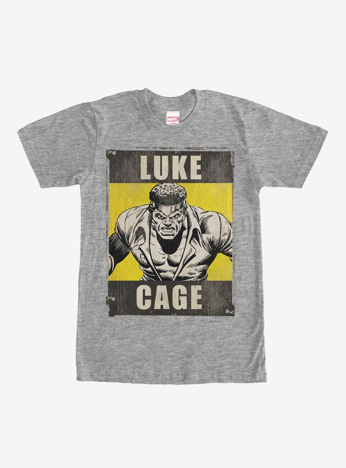 Marvel Heroes for Hire Luke Cage T-Shirt, ATH HTR, hi-res