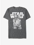 Star Wars R2D2 Classic Pose T-Shirt, CHAR HTR, hi-res