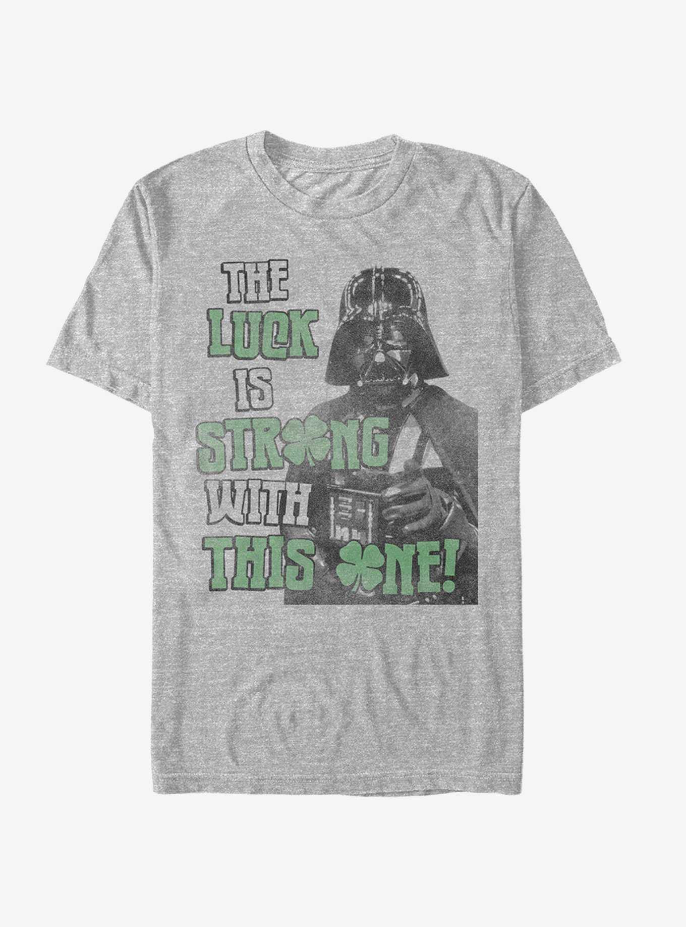 Star Wars St. Patrick's Day Darth Vader Luck Strong T-Shirt, , hi-res