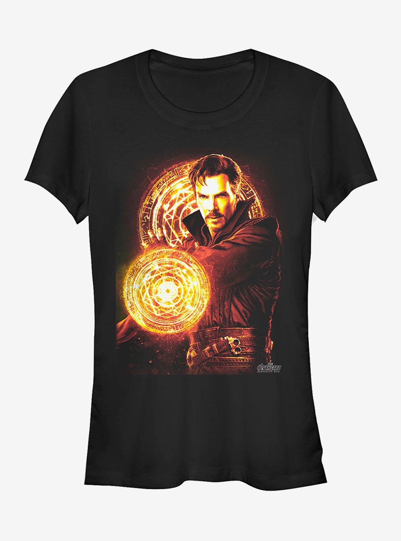 Marvel Avengers: Infinity War Doctor Strange Girls T-Shirt, BLACK, hi-res