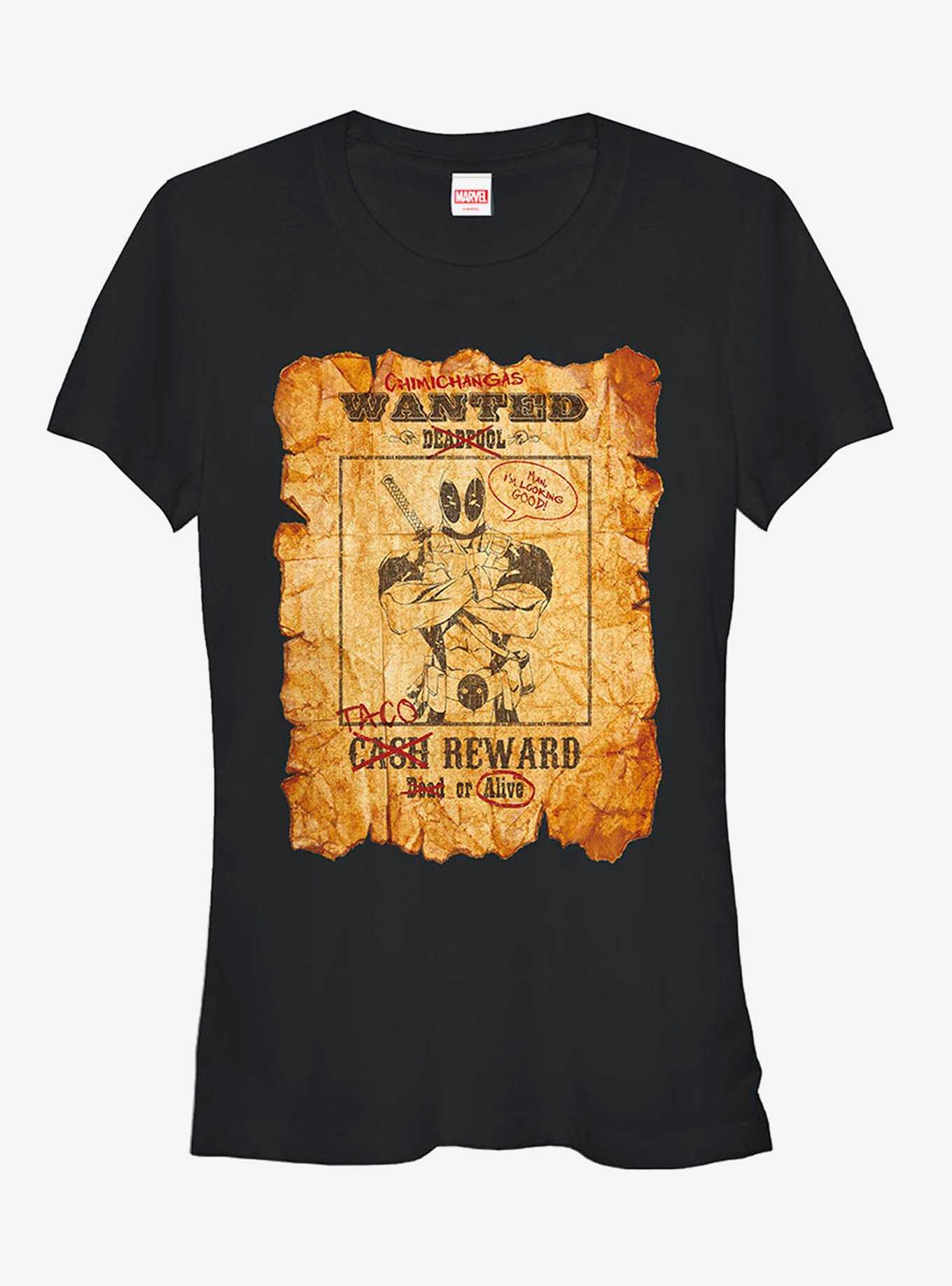 Marvel Deadpool Wanted Poster Girls T-Shirt, , hi-res
